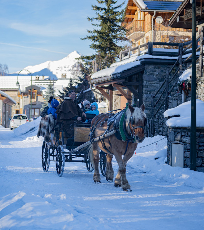 Visite guidée en calèche : Noël à St-Martin-de-Belleville