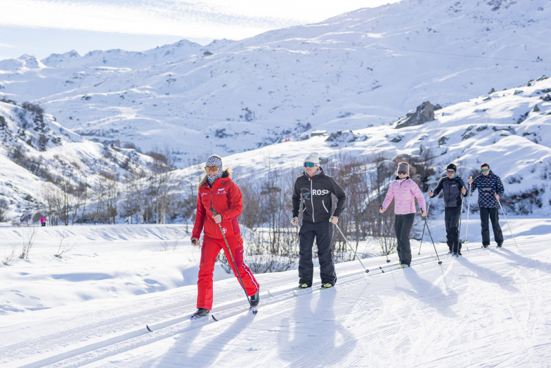 Cours de ski nordique, biathlon