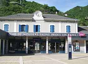 Transferts depuis/vers Gare SNCF de MOUTIERS