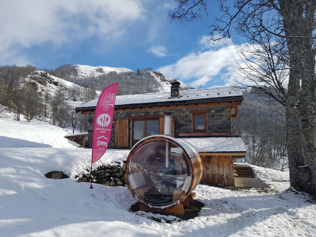 Extérieur refuge du Trait d'Union Extérieur refuge du Trait d'Union