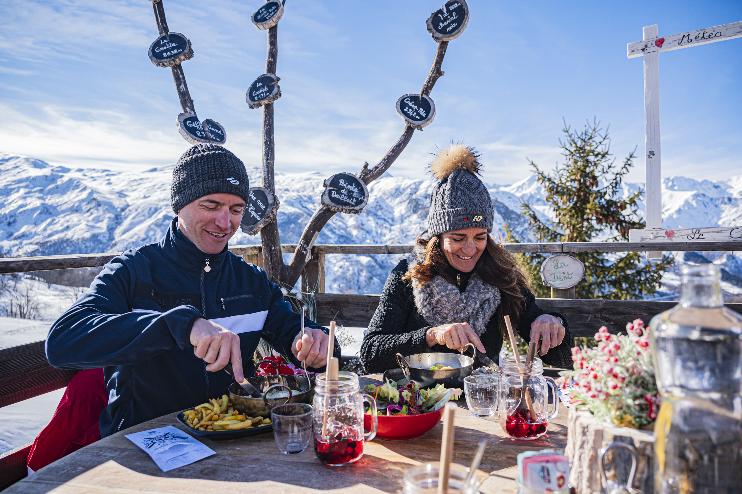 Meal at Le Corbeleys, Saint-Martin-de-Belleville - © Vincent Lottenberg