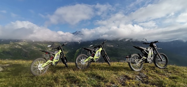 balade guidée moto les Menuires