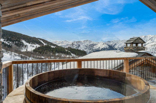 Espace bien-être terrasse face aux montagnes Espace bien-être terrasse face aux montagnes
