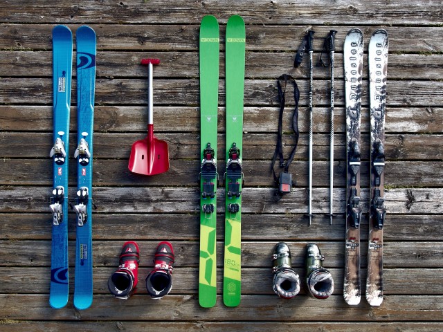 promo matériel de ski