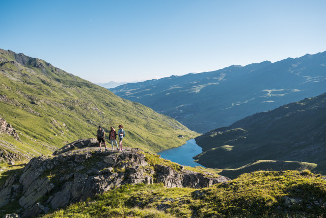Randonnée vue Lac du Lou Menuires