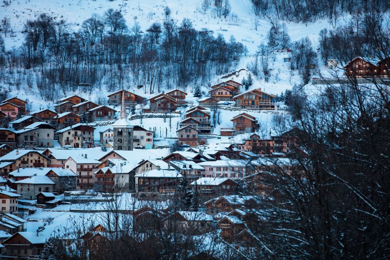 Saint-Martin-de-Belleville, village traditionnel Savoie